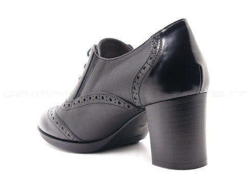 Melluso scarpe francesine donna nero